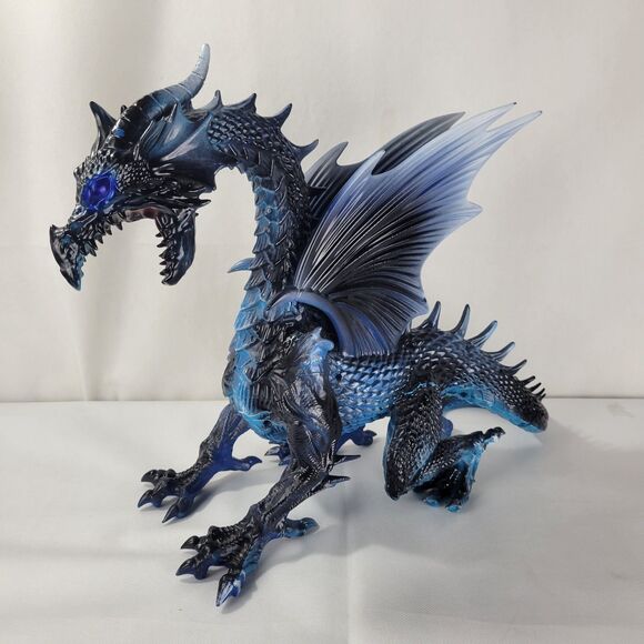 Fire Dragon Red & Blue Set 19" LED Lighted Dungeons & Dragons Magic RPG Fantasy - Picture 3 of 16